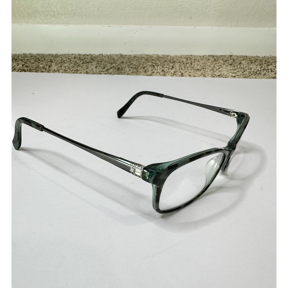 Vera Wang FRAMES ONLY V388 51 16 133 Full Rim Eyeglasses Teal Black